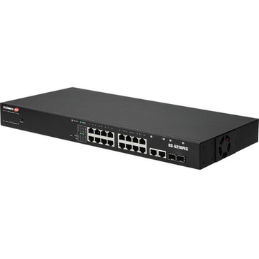 Edimax Web Smart GS-5216PLC Ethernet Switch - 18 Ports - Manageable - Gigabit Ethernet - 101001000Base-T 1000Base-X - 3 Layer - - 2 GS-5216PLC