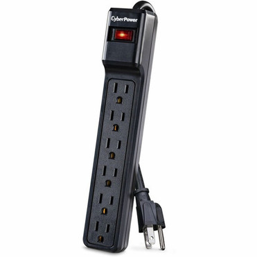 CyberPower_CSB604_Essential_6-Outlets_Surge_Suppressor_with_900_Joules_and_4FT_Cord_-_Plain_Brown_Boxes_-_6_x_NEMA_5-15R_-_900_J_-_125_CSB604 CyberPower_CSB604_Essential_6-Outlets_Surge_Suppressor_with_900_Joules_and_4FT_Cord_-_Plain_Brown_Boxes_-_6_x_NEMA_5-15R_-_900_J_-_125_CSB604