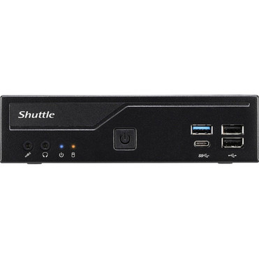 Shuttle XPC slim DH610 Barebone System - Slim PC - Socket LGA-1700 - 1 x Processor Support - Intel H610 Chip - 64 GB DDR4 SDRAM RAM - DH610