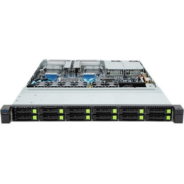 Gigabyte R163-Z32 Barebone System - 1U Rack-mountable - Socket SP5 LGA-6096 - 1 x Processor Support - AMD Chip - 256 GB DDR5 SDRAM RAM R163-Z32-AAC1