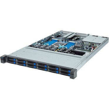 Gigabyte R163-Z32 rev AAB1 Barebone System - 1U Rack-mountable - Socket SP5 LGA-6096 - 1 x Processor Support - AMD Chip - 256 GB - R163-Z32-AAB1