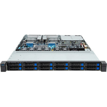 Gigabyte R163-Z32 rev AAB1 Barebone System - 1U Rack-mountable - Socket SP5 LGA-6096 - 1 x Processor Support - AMD Chip - 256 GB - R163-Z32-AAB1