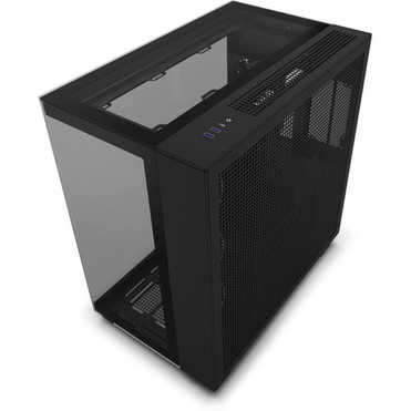 NZXT H9 Elite Premium Dual-Chamber Mid-Tower Airflow Case - Mid-tower - Matte Black - Galvanized Cold Rolled Steel SGCC Tempered - CM-H91EB-01