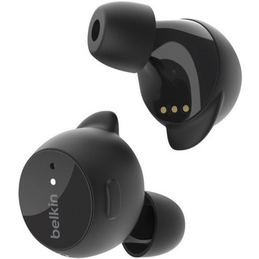 Belkin SOUNDFORM Immerse Noise Cancelling Earbuds - Stereo - True Wireless - Bluetooth - Earbud - Binaural - In-ear - Noise Canceling AUC003BTBK