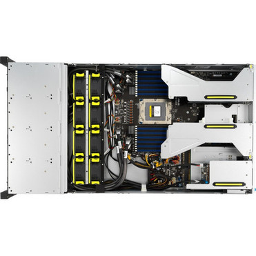Asus RS520A-E12-RS24U-16W2RB Barebone System - 2U Rack-mountable - Socket SP5 LGA-6096 - 1 x Processor Support - AMD Chip - 6 TB DDR4 RS520A-E12-RS24U-16W2RB