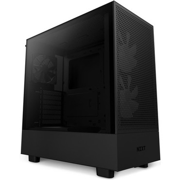 NZXT H5 Flow Computer Case - Mid-tower - Black - ATX Motherboard Supported - 7x Slots CC-H51FB-R1