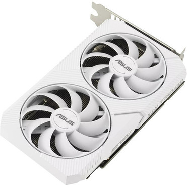 Asus NVIDIA GeForce RTX 3060 Graphic Card - 8 GB GDDR6 - 7680 x 4320 - 181 GHz Boost Clock - 128 bit Bus Width - PCI Express 40 - - DUAL-RTX3060-8G-WHITE