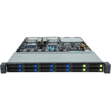 Gigabyte R163-S32 Barebone System - 1U Rack-mountable - Socket LGA-4677 - 1 x Processor Support - Intel C741 Chip - 256 GB DDR5 SDRAM R163-S32-AAC2
