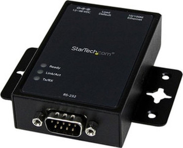 StarTechcom_1_Port_RS232_Serial_to_IP_Ethernet_Converter__Device_Server_-_Aluminum_-_Connect_to_configure_and_remotely_manage_an_an_NETRS2321P