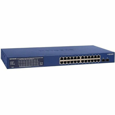 Netgear Smart GS724TPP Ethernet Switch - 24 Ports - Manageable - Gigabit Ethernet - 101001000Base-T 1000Base-X - 4 Layer Supported GS724TPP-300NAS