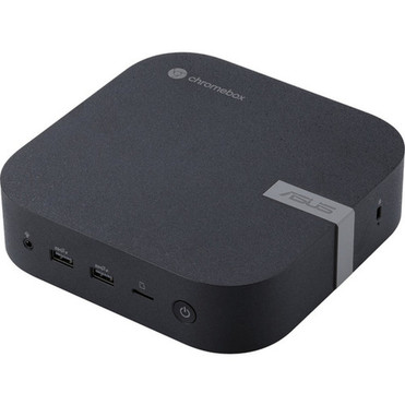 Asus Chromebox 5 CHROMEBOX5-SC017UN Chromebox - Intel Celeron 7305 - 4 GB - 128 GB SSD - Mini PC - Eco Black - Intel Chip - ChromeOS - 90MS02N1-M000X0