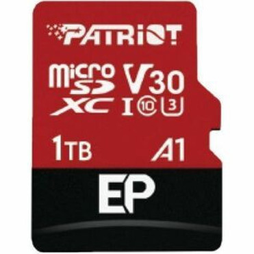Patriot Memory 1 TB Class 10UHS-I U3 V30 microSDXC - 1 - 90 MBs Read - 80 MBs Write PEF1TBEP31MCX