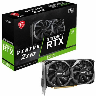 MSI NVIDIA GeForce RTX 3050 Graphic Card - 8 GB GDDR6 - 7680 x 4320 - 181 GHz Boost Clock - 128 bit Bus Width - PCI Express 40 x8 - G3050V2XXS8C