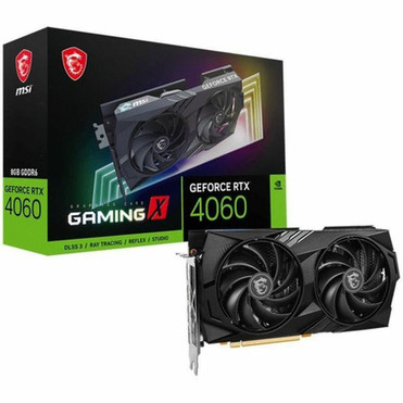 MSI NVIDIA GeForce RTX 4060 Graphic Card - 8 GB GDDR6 - 7680 x 4320 - 261 GHz Boost Clock - 128 bit Bus Width - PCI Express 40 x8 - G4060GX8