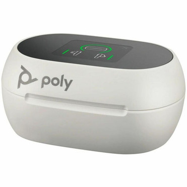 Poly Charging Case Poly Earbud - White - Stereo - True Wireless - Bluetooth - 984 ft - 20 Hz - 20 kHz - Earbud - Binaural - In-ear - 8L590AA