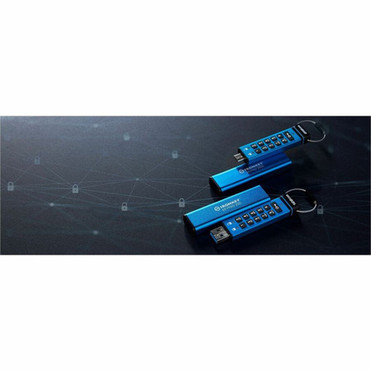 IronKey Keypad 200 256GB USB 32 Gen 1 Type A Flash Drive - 256 GB - USB 32 Gen 1 Type A - 145 MBs Read Speed - 115 MBs Write - IKKP200256GB