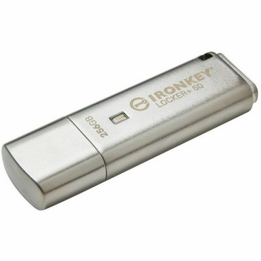 Kingston IronKey 50 256GB USB 32 Gen 1 Type A Flash Drive - 256 GB - USB 32 Gen 1 Type A - 145 MBs Read Speed - 115 MBs Write IKLP50256GB
