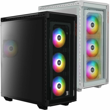 XPG BATTLECRUISER II Super Mid-Tower PC Chassis - Mid-tower - White - SPCC Tempered Glass - EATX ATX Micro ATX Mini ITX Supported 15260191