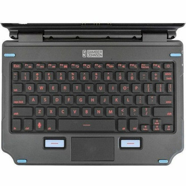Gamber-Johnson Keyboard - Docking Connectivity - Pogo Pin Interface - Rugged - French - Tablet - TouchPad - Industrial Silicon Rubber 7160-1869-03