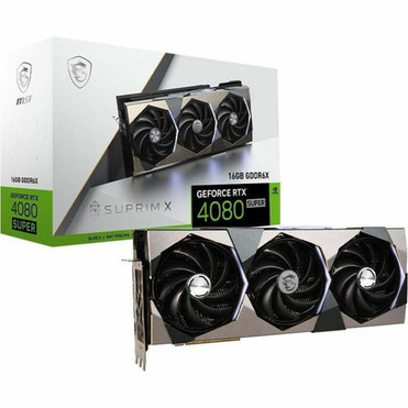 MSI NVIDIA GeForce RTX 4080 SUPER Graphic Card - 16 GB GDDR6X - 7680 x 4320 - 266 GHz Boost Clock - 256 bit Bus Width - PCI Express - G4080S16SX