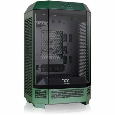 Thermaltake The Tower 300 Racing Green Micro Tower Chassis - Micro Tower - Racing Green - Tempered Glass SPCC - 3 x Bay - Mini ITX - CA-1Y4-00SCWN-00