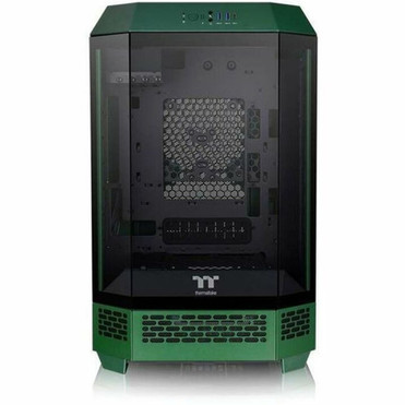 Thermaltake The Tower 300 Racing Green Micro Tower Chassis - Micro Tower - Racing Green - Tempered Glass SPCC - 3 x Bay - Mini ITX - CA-1Y4-00SCWN-00