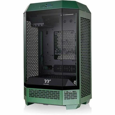 Thermaltake The Tower 300 Racing Green Micro Tower Chassis - Micro Tower - Racing Green - Tempered Glass SPCC - 3 x Bay - Mini ITX - CA-1Y4-00SCWN-00