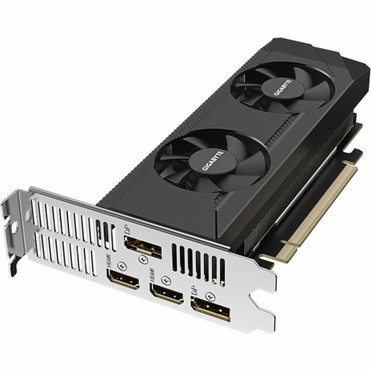 Gigabyte NVIDIA GeForce RTX 3050 Graphic Card - 6 GB GDDR6 - Low-profile - 7680 x 4320 - 148 GHz Core - 96 bit Bus Width - PCI 40 - GV-N3050OC-6GL