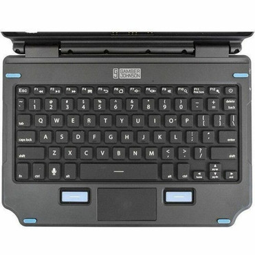 Gamber-Johnson Keyboard - Docking Connectivity - Pogo Pin Interface - Rugged - Spanish - Tablet - TouchPad - Industrial Silicon Rubber 7160-1869-04