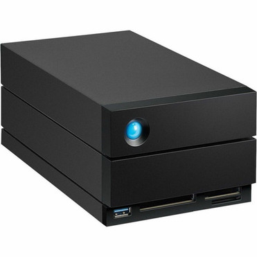 LaCie 2big Dock DAS Storage System - 48 TB Installed HDD Capacity - RAID Supported - 2 x Total Bays - 2 x 35 Bay STLG48000400