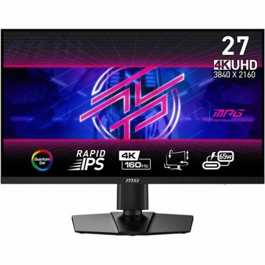 MSI MPG 274URF QD 27 Class 4K UHD Gaming LED Monitor - 169 - Metallic Black - 27 Viewable - Rapid IPS - LED Backlight - 3840 x 2160 MPG274URFQD