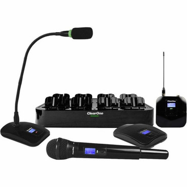 ClearOne DIALOG H18 Wireless Electret Condenser Microphone - 60 Hz to 20 kHz -37 dB - Uni-directional Cardioid 910-6304-006