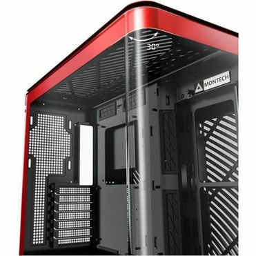 MONTECH KING 95 Quality Meets Innovation in Style - Mid-tower - Red - Mesh Tempered Glass SPCC Metal - ATX Micro ATX Mini ITX - 6 KING 95 RED