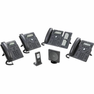 Cisco 6821 IP Phone - Refurbished - Corded - Corded - Wall Mountable - 2 x Total Line - VoIP - 25 6350 mm LCD - 2 x Network - PoE CP-6821-3PWNAK9-RF