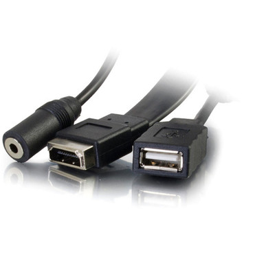 C2G_HDMI_VGA_35mm_Audio_and_USB_Pass_Through_Single_Gang_Wall_Plate_-_Aluminum_-_1-gang_-_Aluminum_-_1_x_HDMI_Ports_-_1_x_Ports_39707 C2G_HDMI_VGA_35mm_Audio_and_USB_Pass_Through_Single_Gang_Wall_Plate_-_Aluminum_-_1-gang_-_Aluminum_-_1_x_HDMI_Ports_-_1_x_Ports_39707