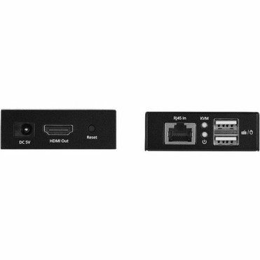 SIIG 4K HDMI USB KVM Extender over Cat6 - Up to 230 feet - Zero Latency - ESD Protection - Metal Housing - 22966 ft 70000 mm Range CE-H28411-S1