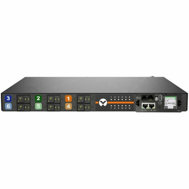 Geist rPDU MNR5M1R6-12CF13-3TL56A0H10-S 12-Outlets PDU - Monitored - NEMA L22-30P - 12 x Combination C13C19 - 230 V AC - Overcurrent VP6N31A4