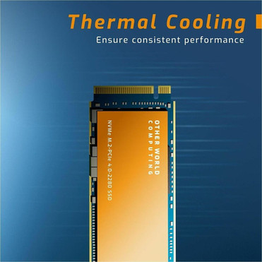 OWC 2TB Aura Pro IV PCIe 40 NVMe M2 2280 SSD - Up To 7400MBs Read - Up To 6640MBs Write - NVMe 14 - TLC 3D NAND - 1200TB TBW - - OWCSP4P8T1PT02