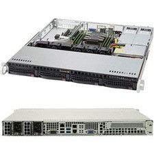 Supermicro SuperServer 5019P-MR Server Barebone System - 1U Rack-mountable - Socket P LGA-3647 - 1 x Processor Support - Intel C621 - (Fleet Network)