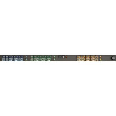Geist MN01D9W1-48PZB8-6PS15B0A10-S 48-Outlets PDU - Metered - 3P+E (IP44) - 36 x U-Lock IEC 60320 C13, 12 x U-Lock IEC 60320 C19 - 230 (Fleet Network)