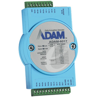 B+B SmartWorx 8-ch Isolated Analog Input Modbus TCP Module with 2-ch DO - 1 x Network (RJ-45) - Fast Ethernet - 10/100Base-TX - 0.10 - (ADAM-6017-D)