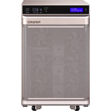 QNAP TS-2888X AI-Ready NAS - Intel Xeon W-2133 Hexa-core (6 Core) 3.60 GHz - 8 x HDD Supported - 20 x SSD Supported - 64 GB RAM DDR4 - (Fleet Network)
