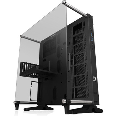 Thermaltake Core P5 TG V2 Black Edition Gaming Computer Case - Mid-tower - Black - SPCC, Tempered Glass - 6 x Bay - 0 - ATX, Mini ATX, (Fleet Network)