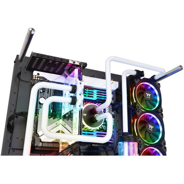 Thermaltake Core P5 TG V2 Black Edition Gaming Computer Case - Mid-tower - Black - SPCC, Tempered Glass - 6 x Bay - 0 - ATX, Mini ATX, (CA-1E7-00M1WN-05)