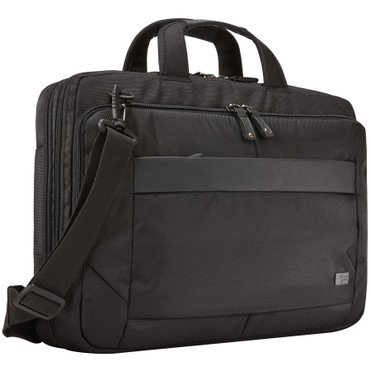 Case Logic NOTIBT-116 Carrying Case (Briefcase) for 15.6" (396.24 mm) Notebook - Black - Impact Resistant - Nylon Body - Checkpoint - (Fleet Network)