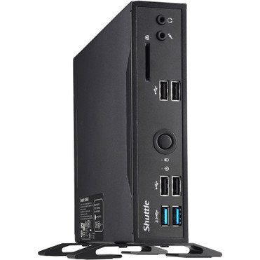 Shuttle XPC slim DS10U Barebone System - Slim PC - Celeron 4205U 1.80 GHz - 32 GB DDR4 SDRAM Maximum RAM Support - 2 Total Memory - W (DS10U)