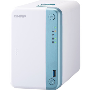 QNAP TS-251D-2G SAN/NAS Storage System - Celeron J4005 Dual-core (2 Core) 2 GHz - 2 x HDD Supported - 0 x HDD Installed - 2 x SSD - 0 (Fleet Network)