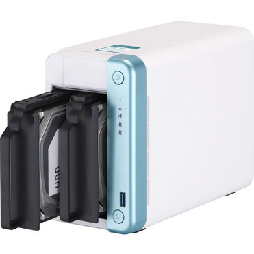 QNAP TS-251D-2G SAN/NAS Storage System - Celeron J4005 Dual-core (2 Core) 2 GHz - 2 x HDD Supported - 0 x HDD Installed - 2 x SSD - 0 (TS-251D-2G-US)