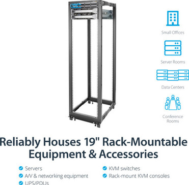 StarTechcom_42U_4_Post_Open_Frame_Server_Rack_-_Floor_Standing_Network_Data_Cabinet_4POSTRACK42_-_Store_your_servers_network_and_-_4POSTRACK42