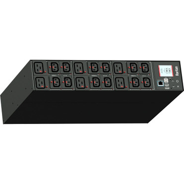 Raritan PX3-4599R-E2 18-Outlets PDU - Monitored - NEMA L15-30P (3P4W) - 12 x IEC 60320 C13, 6 x IEC 60320 C19 - 230 V AC - Network - - (PX3-4599R-E2)
